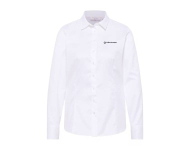 Damen Bluse Cover Shirt Twill slim fit